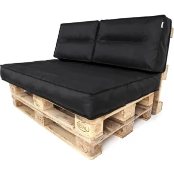 Polštář Polštáře na palety TOMEK 1+2 černé