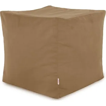 Taburet Taburetka Cubo béžová plyš