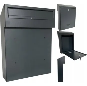 Poštovní schránka Poštovní schránka euroschránka, vhoz HuW šedá