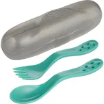 Canpol babies Plastový příbor v pouzdru Barva: Zelená