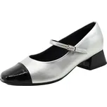 Dámské stříbrno-černé lodičky PICCADILLY 160086-1 silver/black Velikost: 37