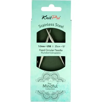Jehlice Kruhové jehlice KnitPro Mindful 25 cm 5 mm