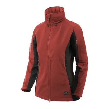 Pánské oblečení Dámská bunda Gunfighter, Helikon, Crimson Sky / černá, M