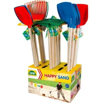 Hračka na písek Zahradní nářadí pro děti 60 cm - Sada 24 ks