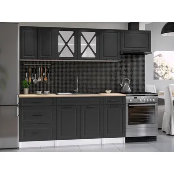 Kuchyňská linka Kuchyňská linka MARGID 240cm - Grafit