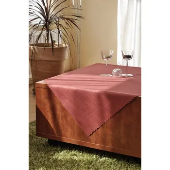 ubrus Polášek Holešov Ubrus teflon UNI starorůžová 7363 100% polyester Růžová O 150