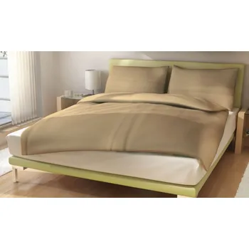 Povlečení Polášek Holešov Povlečení MICRO UNI č.10 béžová 100% polyester Béžová 140x200 / 70x90