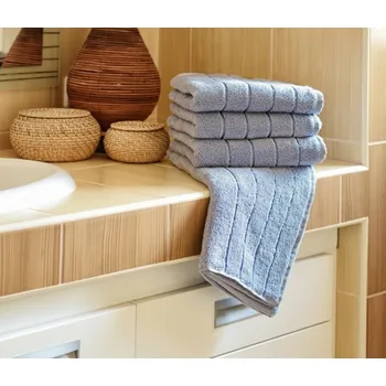 Ručník Polášek Holešov Iva sv. modrá 100% bavlna Modrá Ručník 50x100