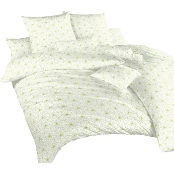 Povlečení Povlečení bavlna Krystal kiwi na bílém 140x200, 70x90 cm