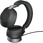 Jabra Evolve2 85/Stereo/ANC/BT/Bezdrát/MS/Stand/Černá