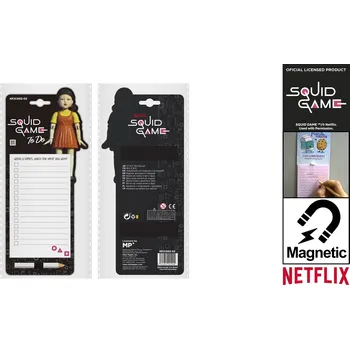 MP Magnetický blok NETFLIX - Squid Game (Hra na oliheň) s tužkou 547022