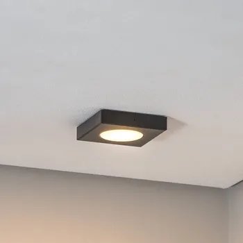 SIGMA Stropní světlo Hero, 12 x 12 cm, černé, kov, GX53 černý 1 x 12 W LED - Doprava zdarma