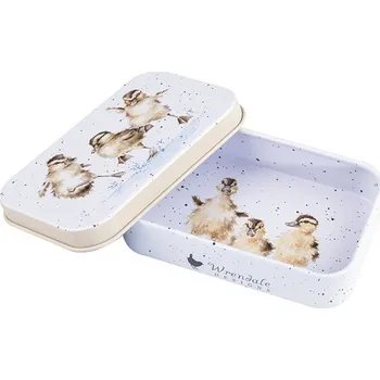 Dárková krabička Wrendale Designs Plechová krabička na drobnosti Wrendale Designs "Puddle Ducks" - Káčátka