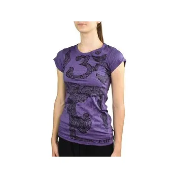 Tričko krátký rukáv SURE, Joga, fialová S