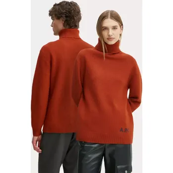 Dámský svetr Vlněný svetr A.P.C. pull walter WVBDK.M23248 oranžová 28X, vel. S