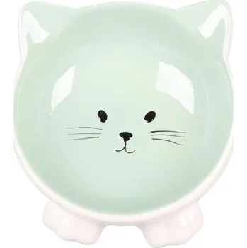 Miska pro psa Miska keramika Puzi zelená 125ml Flamingo