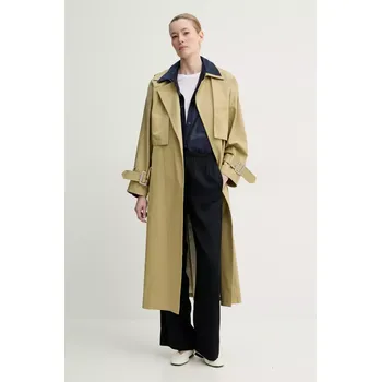 Dámský kabát Trench kabát Gestuz 10910076 zelená 81X, vel. 34