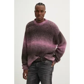 Pánský svetr Vlněný svetr Diesel K-RASTA A14914.0WFBT růžová 30X, vel. S