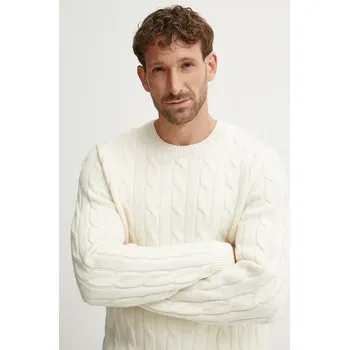 Pánský svetr Vlněný svetr Theory O0981705 béžová 01X, vel. XL