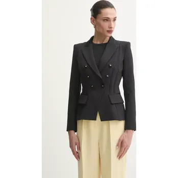 Dámské sako Sako Elisabetta Franchi černá barva, GI14251E2 99X, vel. 34