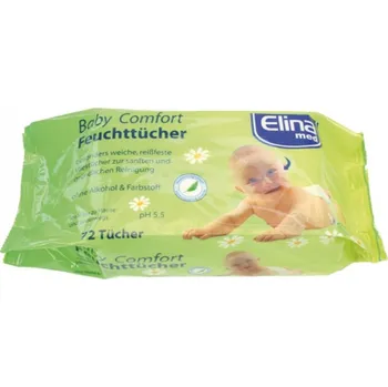 Papírový kapesník Elina Baby Comfort Vlhčené ubrousky 72ks
