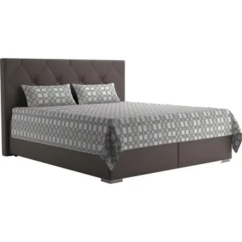 Postel Postel Gelja s přehozem 180x200 hnědá - doprava zdarma - SLEVA 3% s kodem radost25