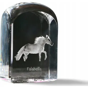 Obraz Kůň Falabella ve skle, suvenýr, trofej, těžítko na papír