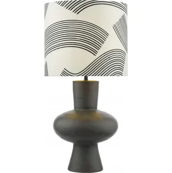 Lampička Stolní lampa Miho černá/bronzová se stínidlem