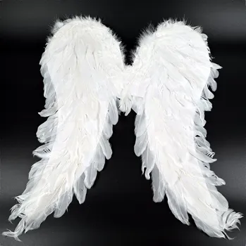 Karnevalový kostým Bílá andělská křídla kostým anděla na Vánoce
