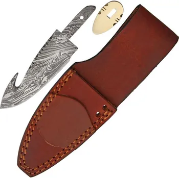 lovecký nůž Komponenty Čepel Damascus Guthook With Sheath