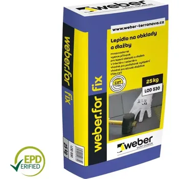 Tmel WEBER Lepidlo for.fix C2TE (25kg/bal)