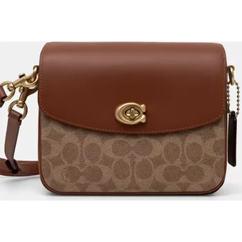 Kabelka Kožená kabelka Coach Cassie 19 hnědá barva, CV436 88C, vel. ONE SIZE