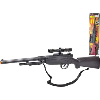 Mikro Trading Pistole - Puška plast 67cm klapací na kartě