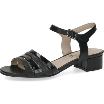 Dámské sandále Dámské kožené sandály 9-28206-44-019 Caprice černá Barva: black comb, Velikost: 37