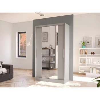 Šatní skříň se zrcadlem Kamabi II, Barva: kašmír MIRJAN 5903211405297