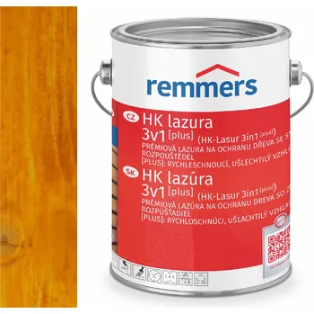 barva a nátěr na dřevo Remmers HK-LASUR [PLUS] 5L 5433 Borovice - Kiefer + dárek k objednávce nad 1000Kč