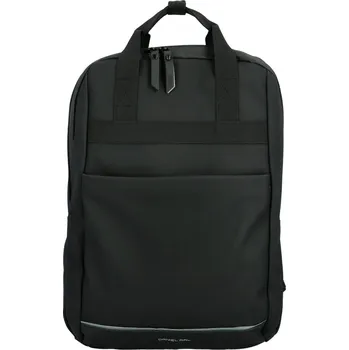 Městský batoh Stylový pogumovaný batoh Manus, černý