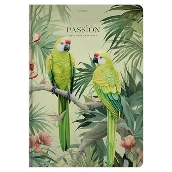 Zápisník Zápisník "Live with Passion", A4, linkovaný, 80 listů, SHKOLYARYK A4-IC-080-7033L