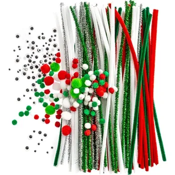 kreativní sada DP Craft Sada chlupatých drátků, kuliček a očiček 299 ks