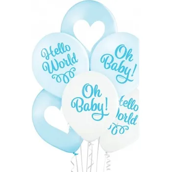 Balónek Balónky Belbal Oh Baby Boy 6 ks 30 cm