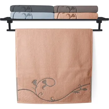 Sprchový závěs Osuška Terry Floral Dance 036 starorůžová 70x140 cm