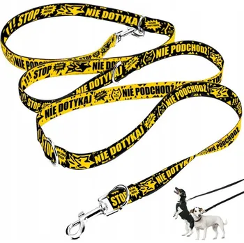 Vodítko pro psa VODÍTKO PRO PSA NASTAVITELNÉ PŘEPÍNACÍ VÝCVIKOVÉ NEDOTÝKEJ SE DLOUHÉ 25mm 5m