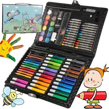 Výtvarná sada Verk 18232 Výtvarná sada na malování 86 ks černá