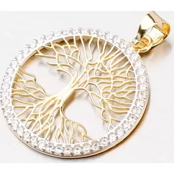 Přívěsek Goldex Strom života 43-21482 Žluté zlato