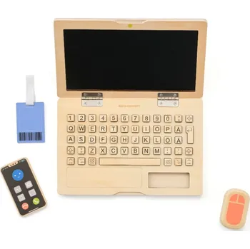 Dřevěná hračka Kid's Concept Dřevěný notebook s příslušenstvím