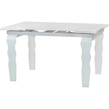 Jídelní stůl Obdélníkový rozkládací stůl VidaXL 200 x 100 x 78,5 cm bílý