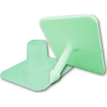 Značení hospodářského zvířete Známky ušní Merko M2, hranaté, pro selata, nepopsané, zelená