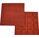 Gumová dlažba SoftStep červená