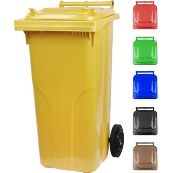 Popelnice Nádoba na odpad ICS GB4, 240 litrová, žltá
