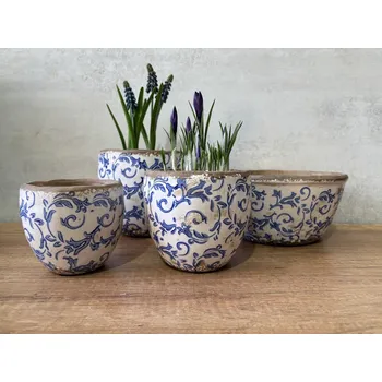 Květináč Keramické květináče- babiččin vzor Velikost: Malý
